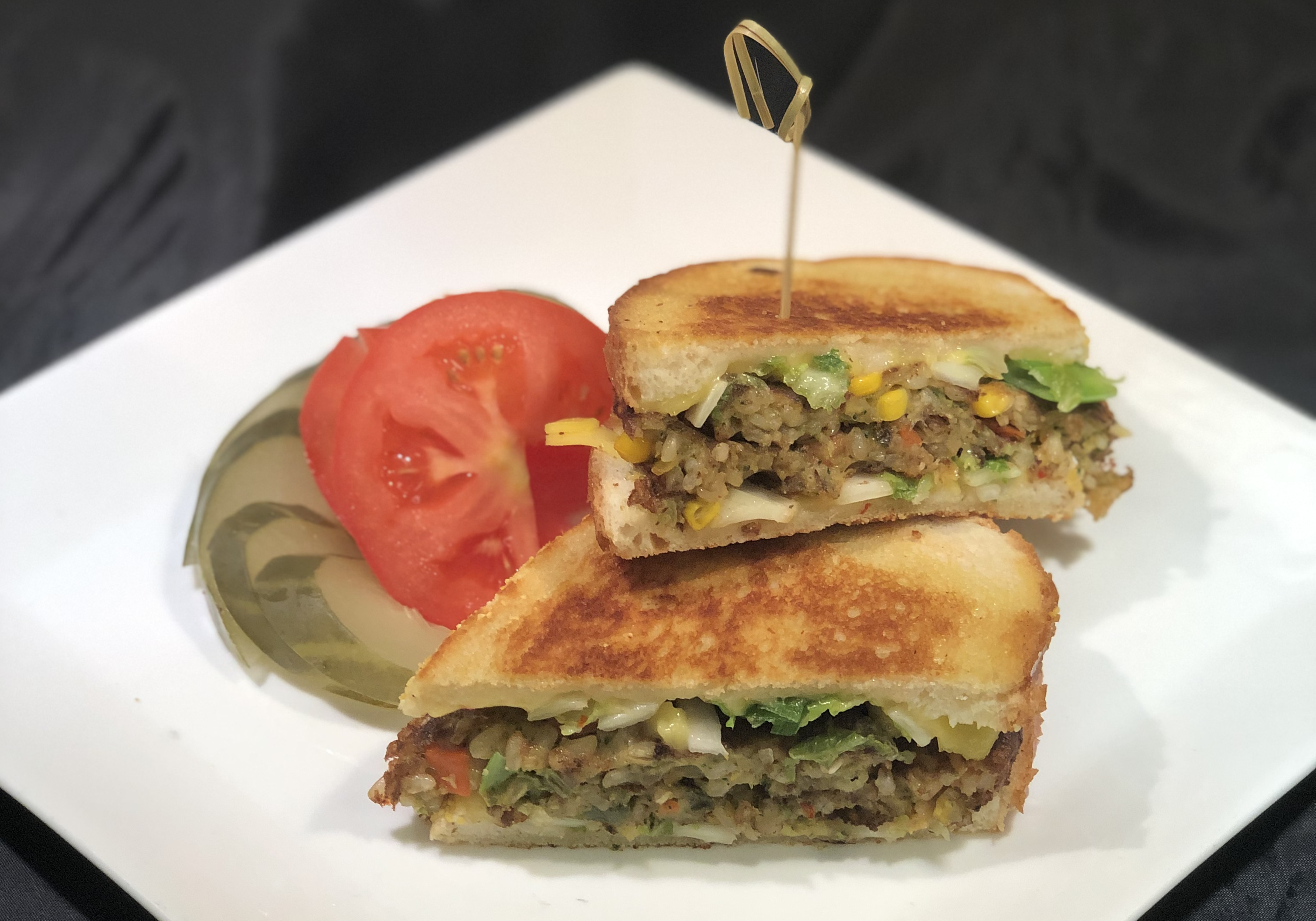 PlantBased Patty Melt with Gardenburger® Malibu Burger