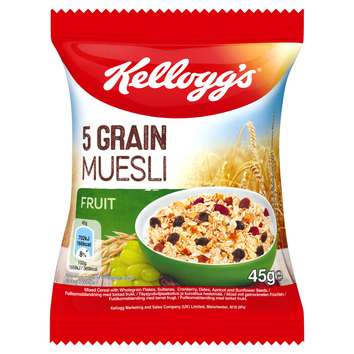 Kellogg's 5 Grain Muesli Fruit Kellogg's
