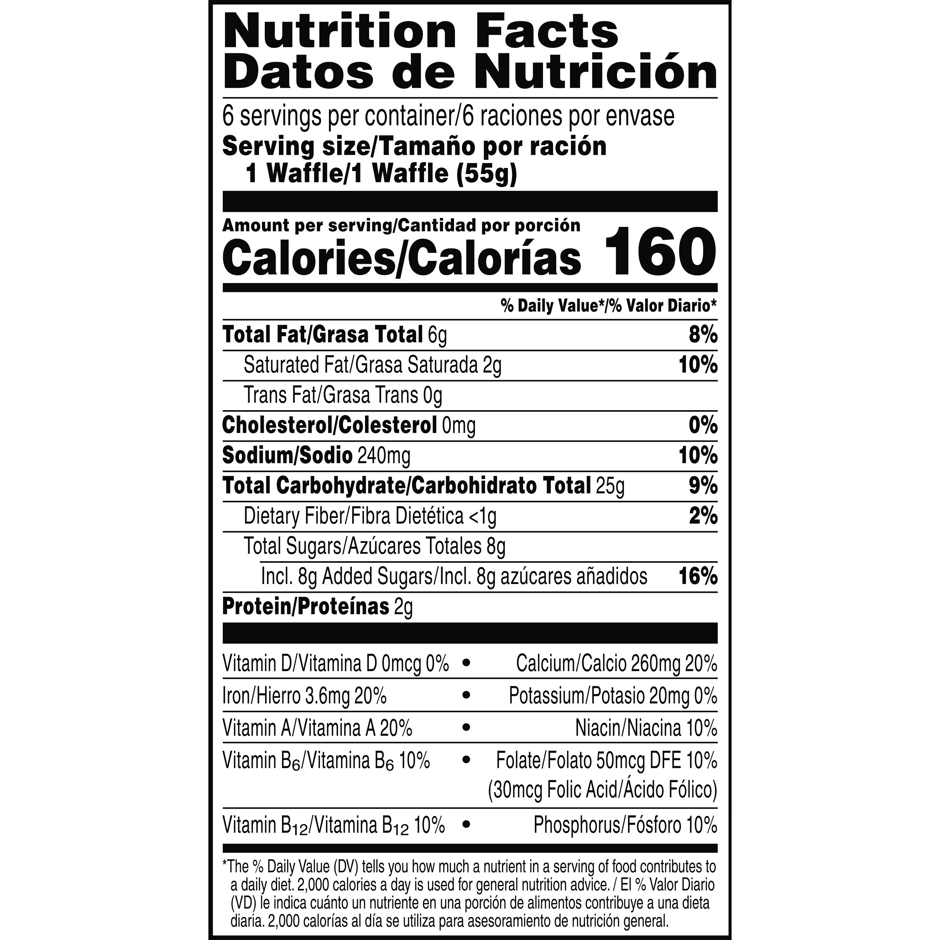 Kellogg's® Eggo® Thick & Fluffy Blueberry Waffles