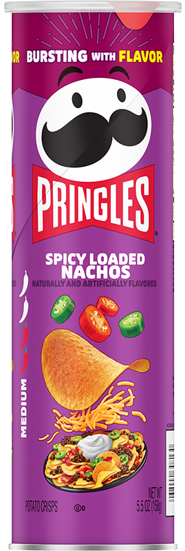Pringles® Spicy Loaded Nacho Potato Crisps Image