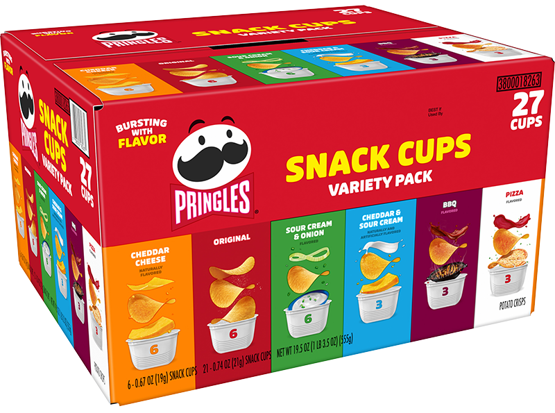 Pringles® Snack Cups Multipack, 6 Crisp Flavors Image