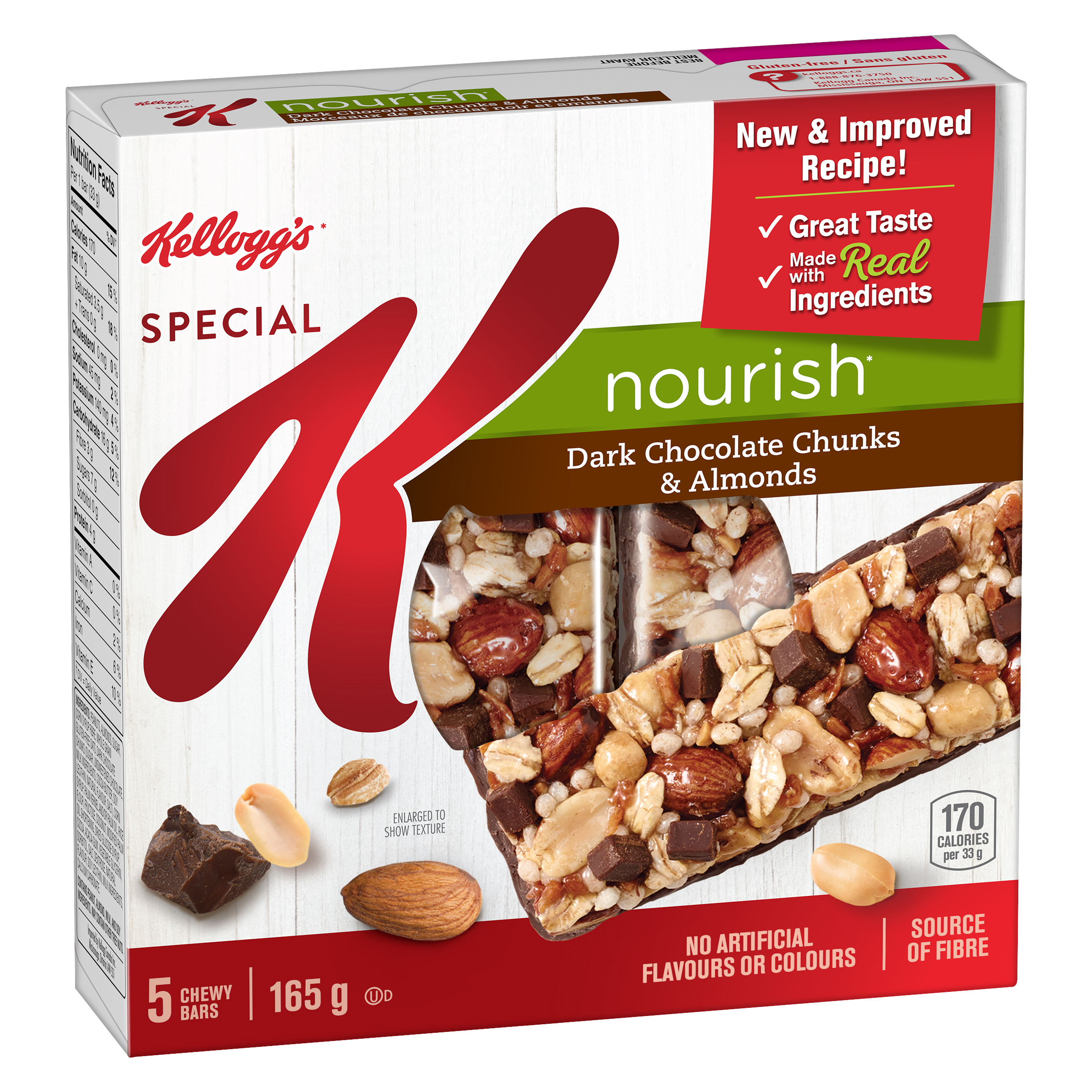 Special K* Special K Nourish* Dark Chocolate Chunks & Almond Bars
