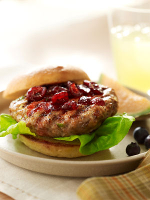 Cranberry Chicken Burgers