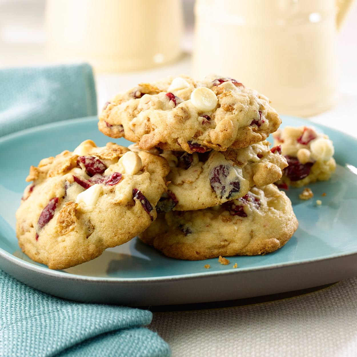 Cherry and White Chocolate Chip Cookies