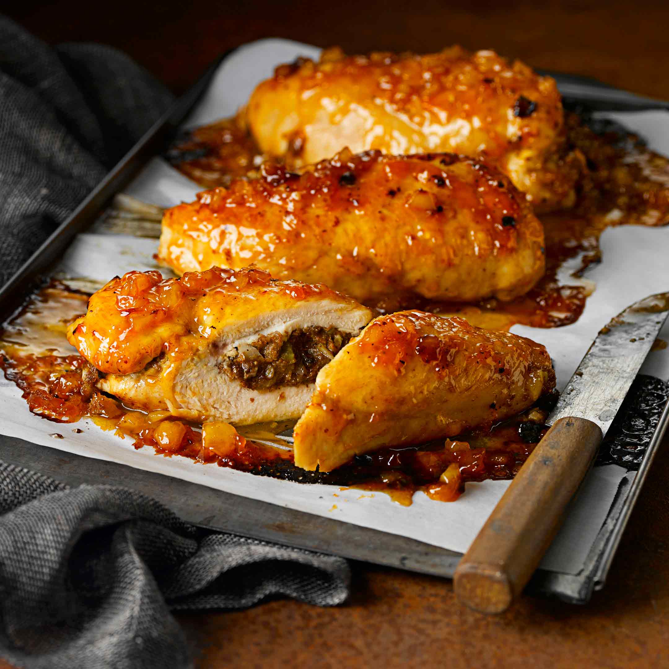 Apricot Chicken Roulade AllBran*