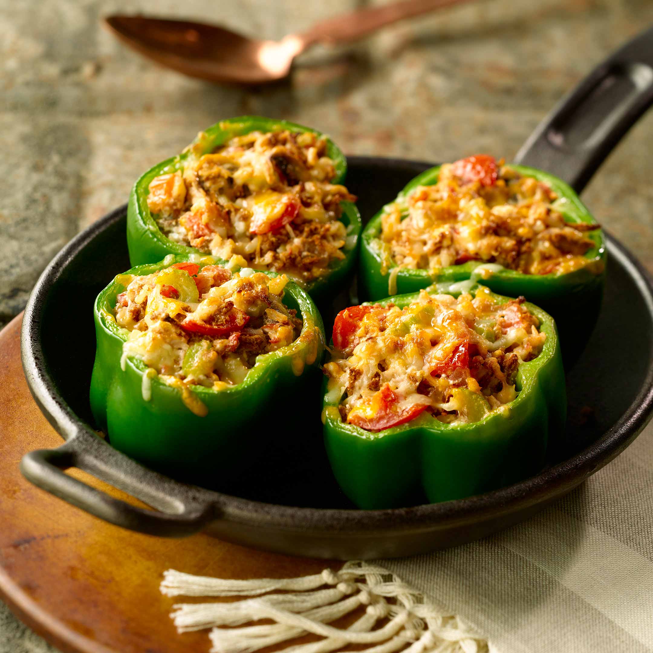 Cheesy Stuffed Peppers AllBran*