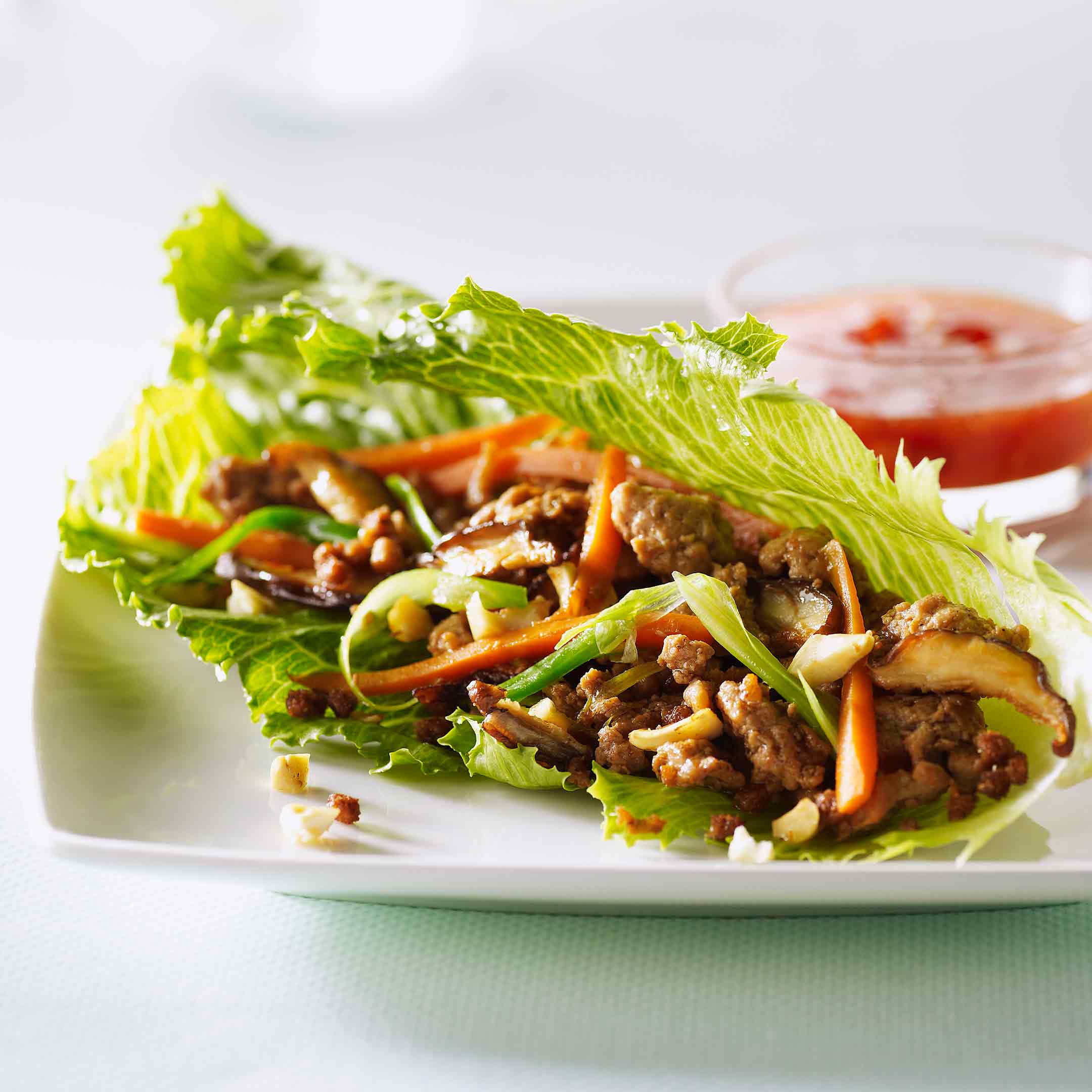 Chicken and Cashew Lettuce Wraps AllBran*