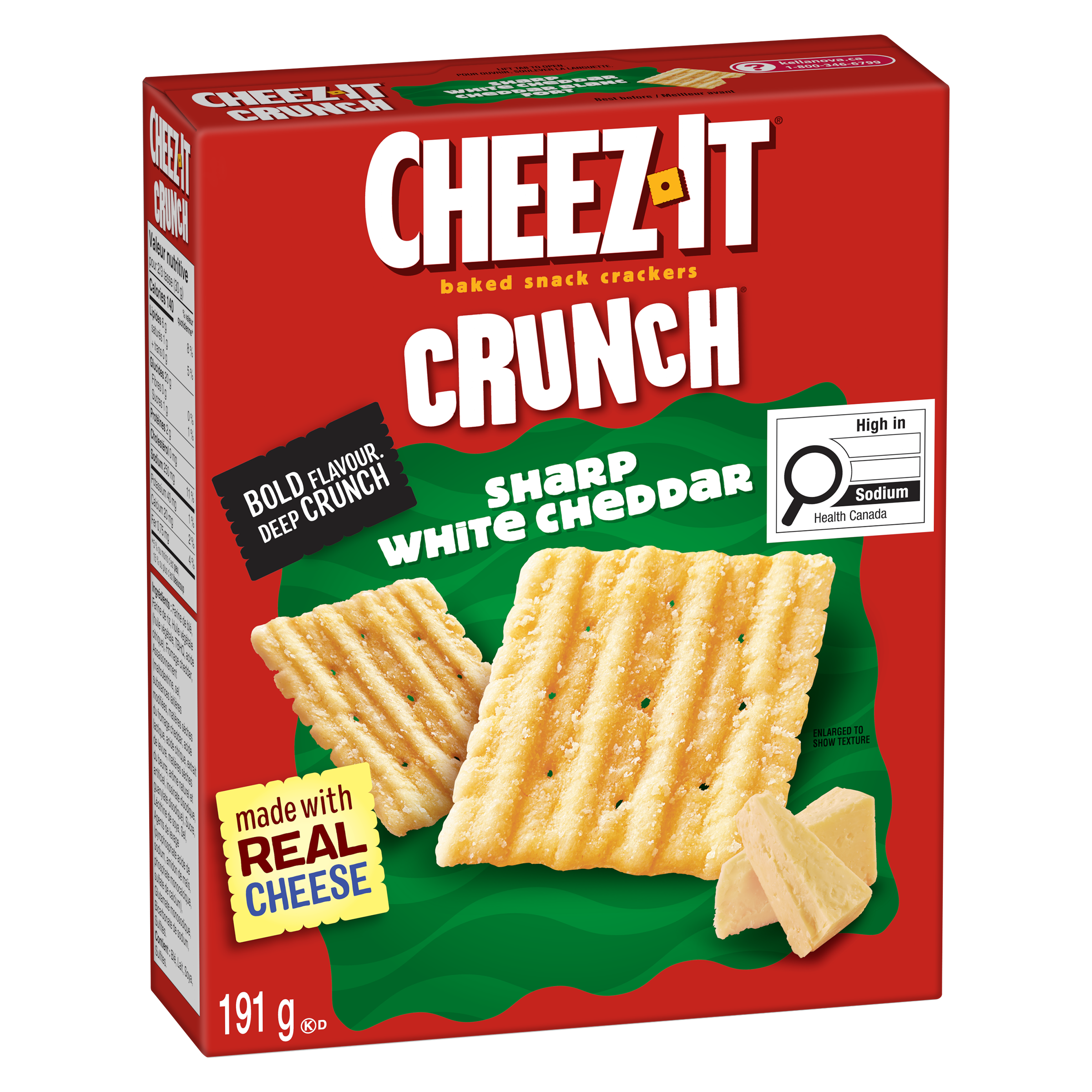 Cheez-It Crunch* Sharp White Cheddar Crackers