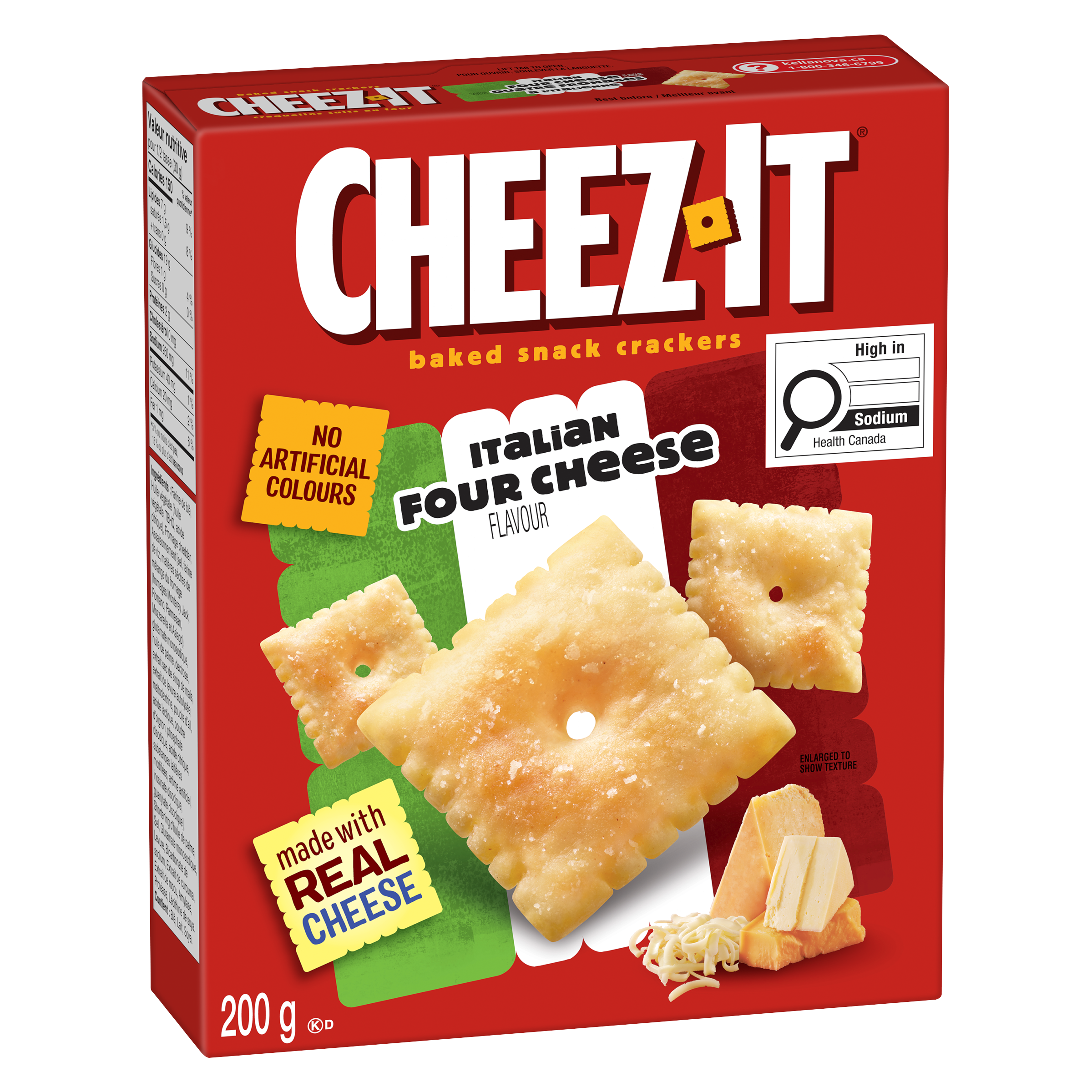 CHEEZ-IT* Italian Four Cheese Flavour Crackers