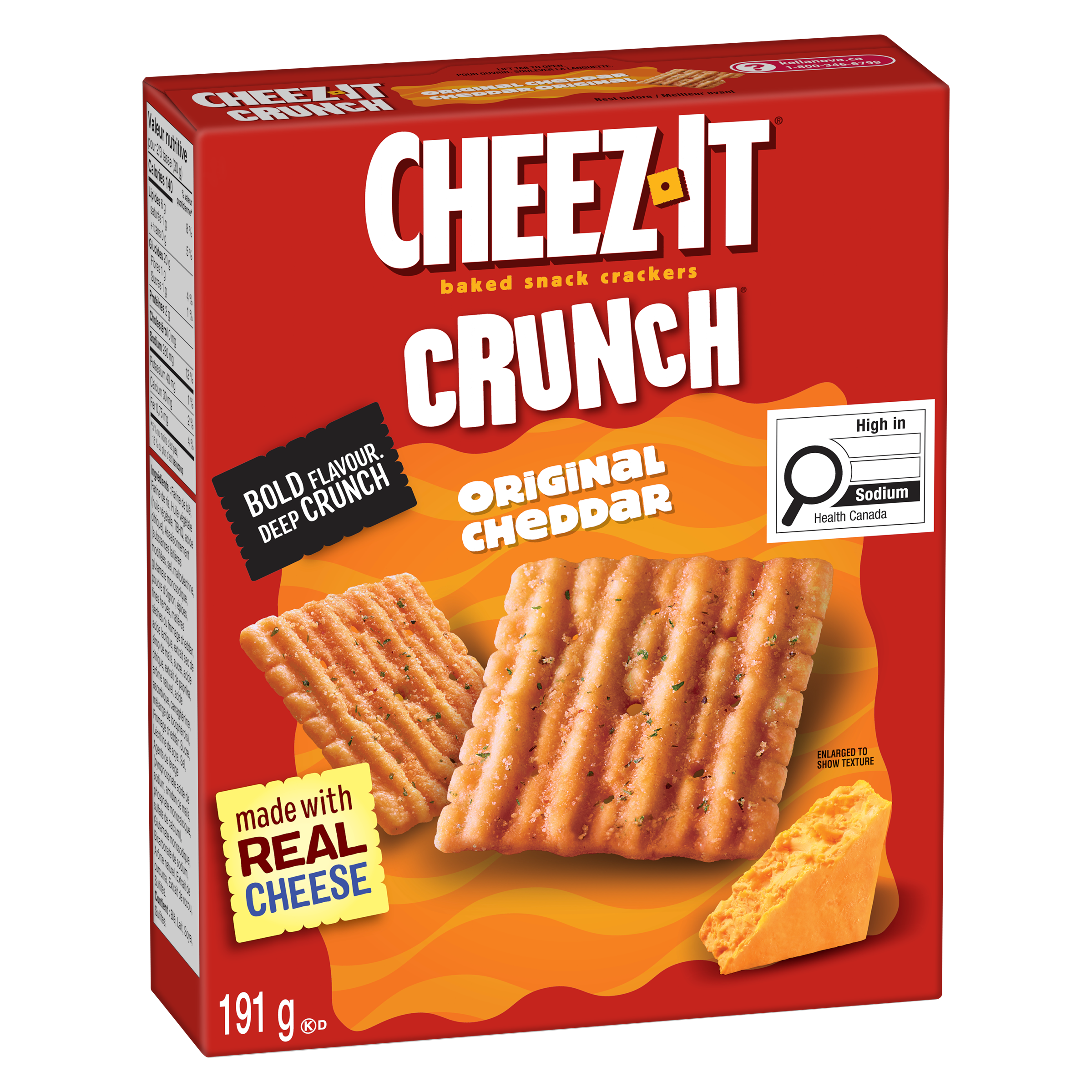 CHEEZ-IT CRUNCH* Original Cheddar Crackers
