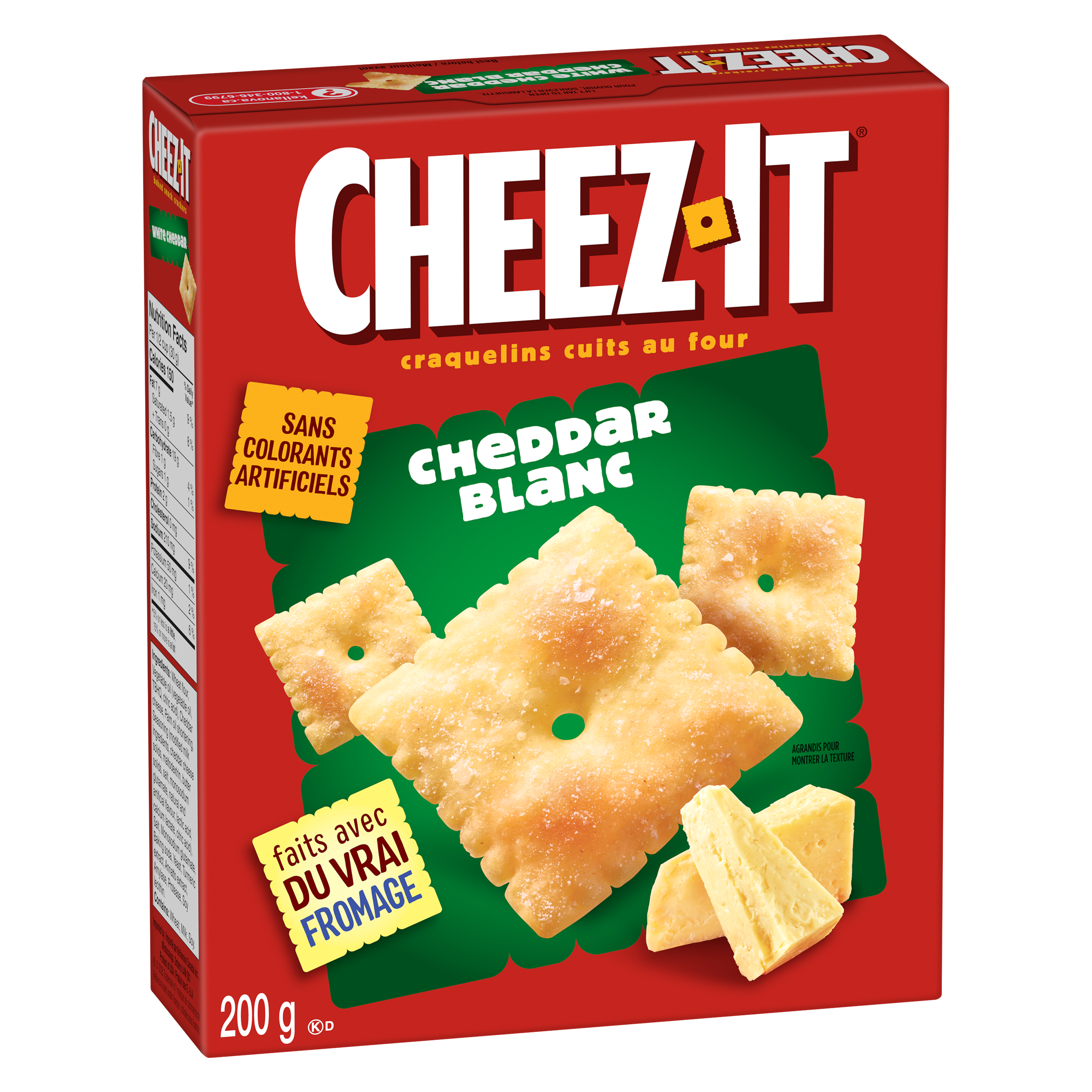 Craquelins Cheez-It* Cheddar Blanc 