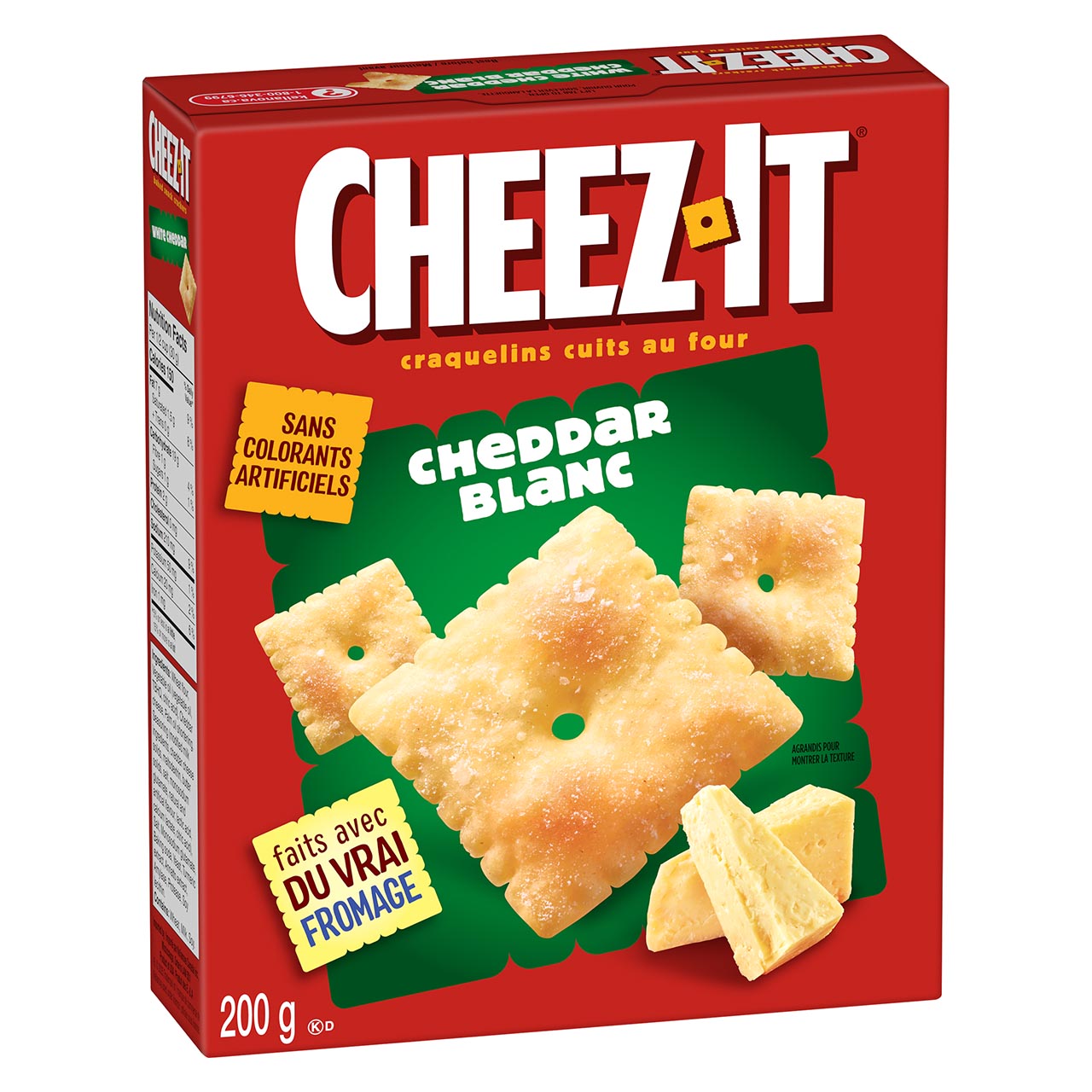 Craquelins Cheez-It* Cheddar Blanc 