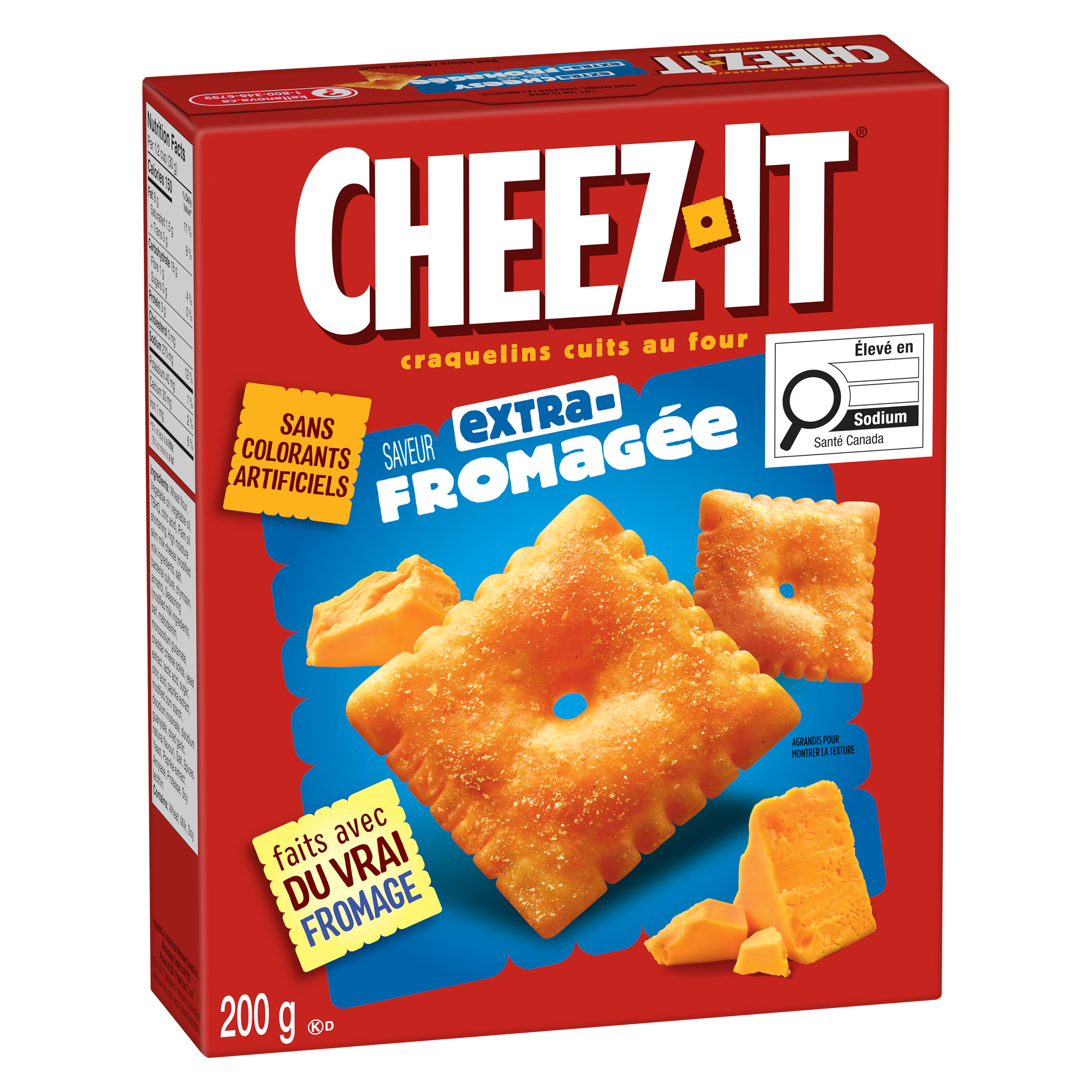 Craquelins CHEEZ-IT* saveur Extra-fromagée 