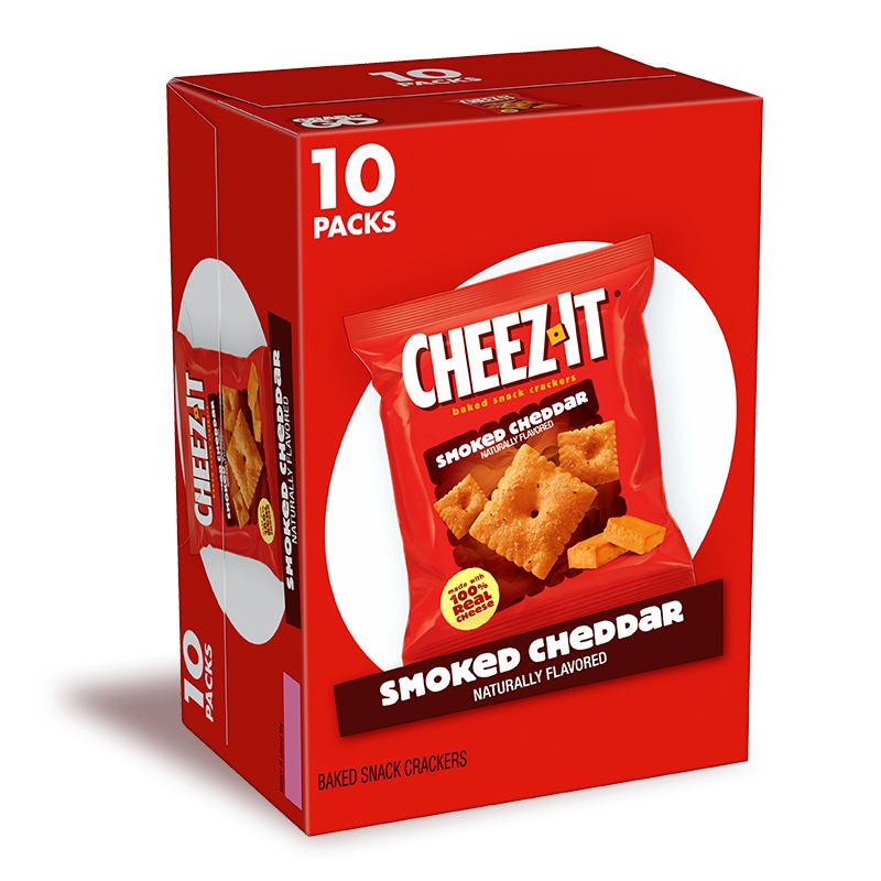 Cheez-It® Smoked Cheddar Snack Packs (10CT, 12CT) Image