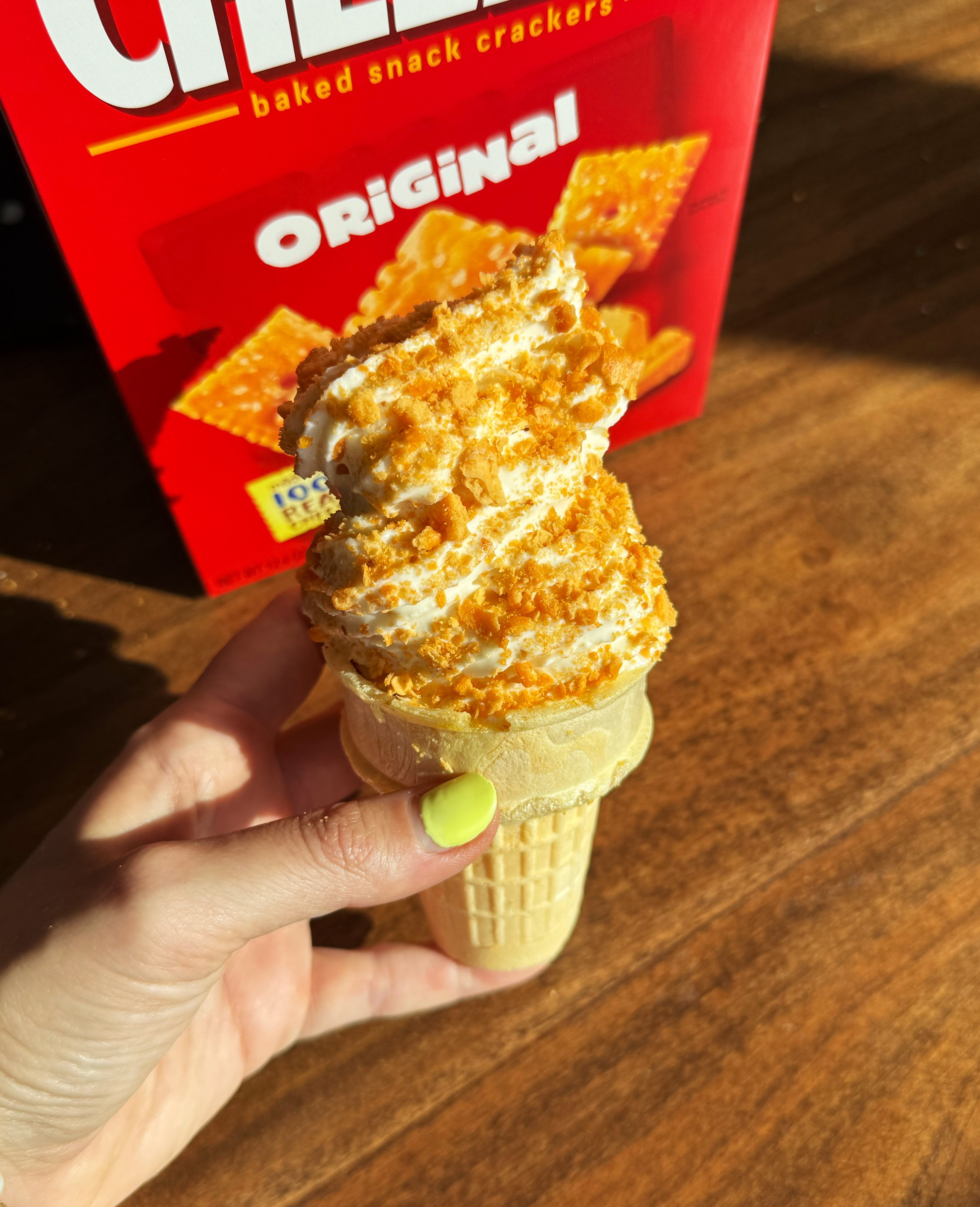 Cheez-It® Cracker Milk Ice Cream