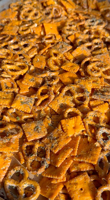 Gluten Free Ranch Cracker Snack Mix