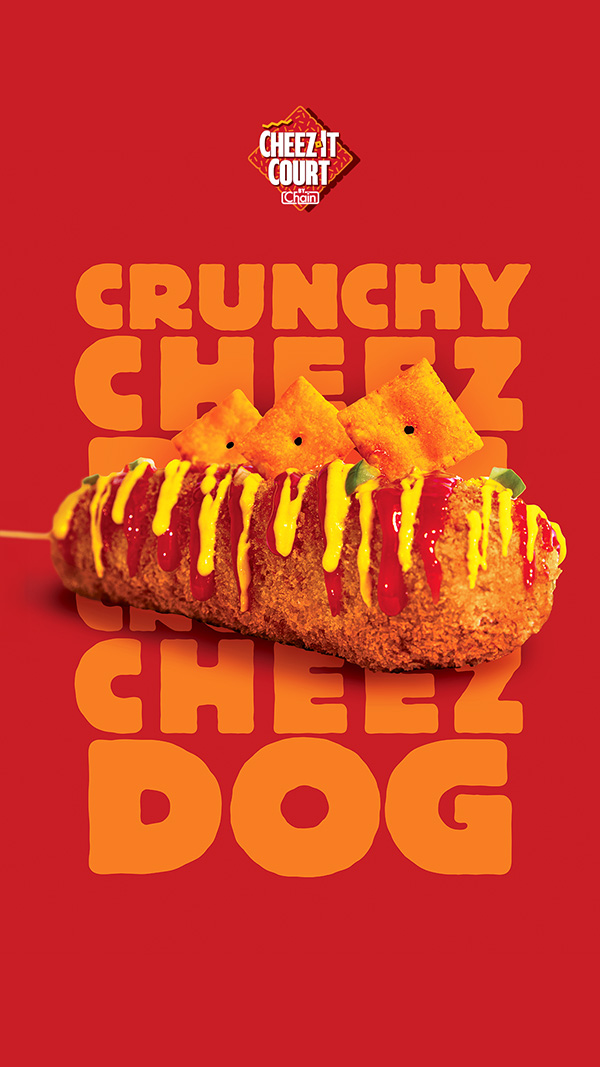 Crunchy Cheez-Dog