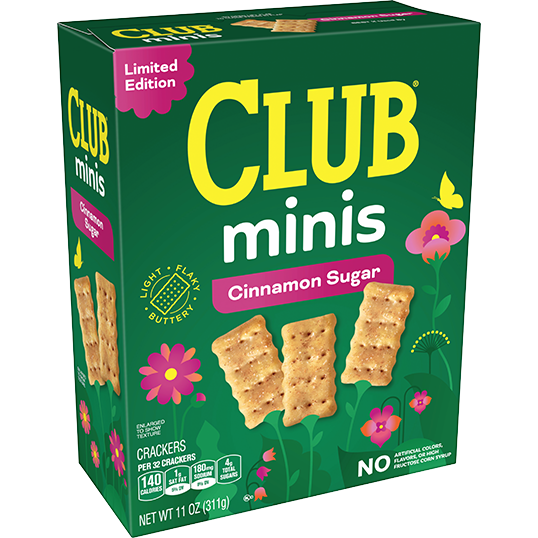 Club® Minis Cinnamon Sugar Crackers Image
