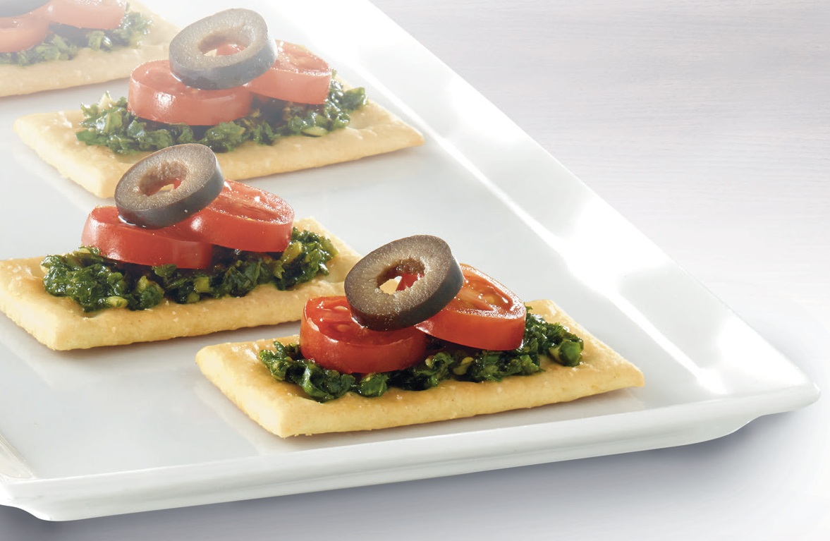 Tomato Pesto Bites