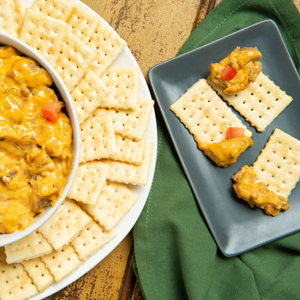 Slow Cooker Cheeseburger Dip