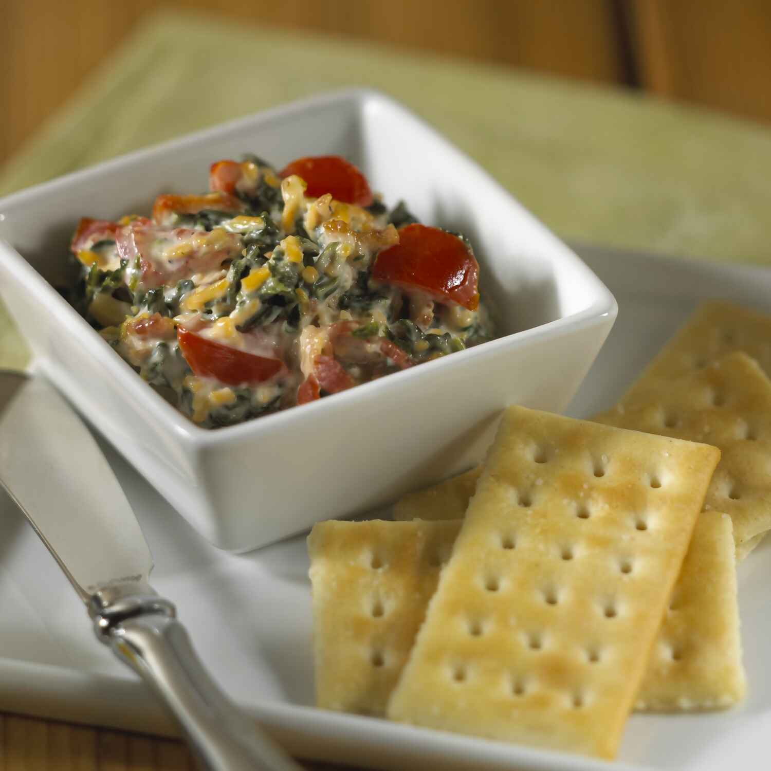Cheddar, Bacon and Spinach Spread