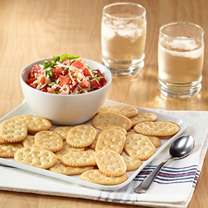 Tomato and Cheese Tailgate Topping