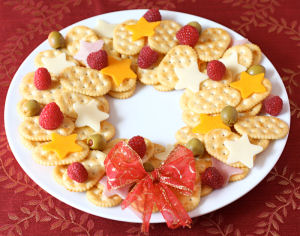 Layered Holiday Wreath