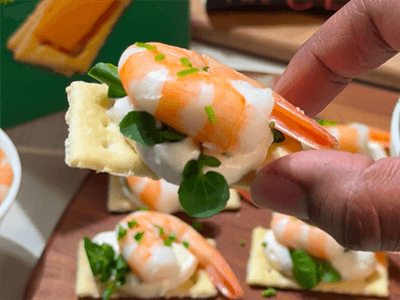 Shrimp and Watercress Salad