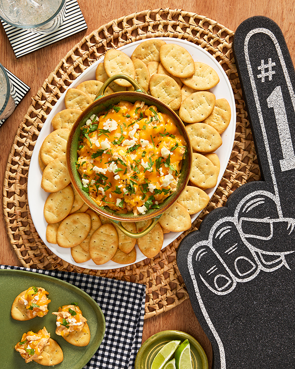 Buffalo Street Corn Chicken Dip