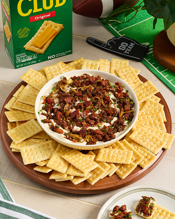 Caramelized Onion & Bacon Jam Ricotta Dip