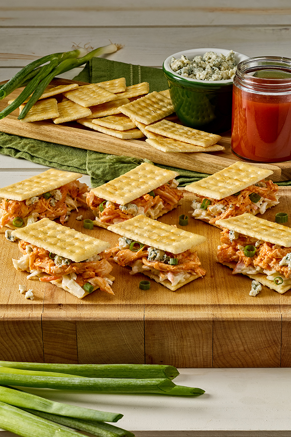 Chipotle Buffalo Chicken Cracker Sliders