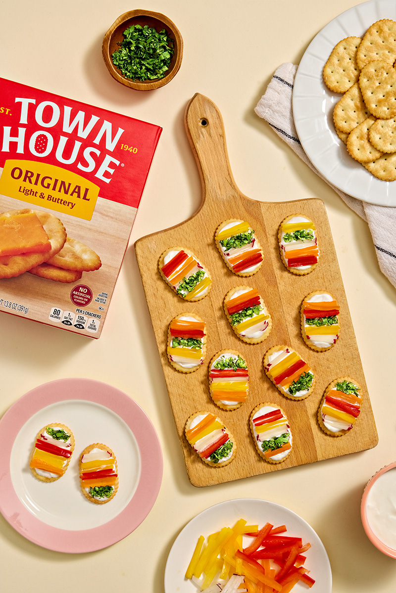 Veggie Easter Egg Crackers