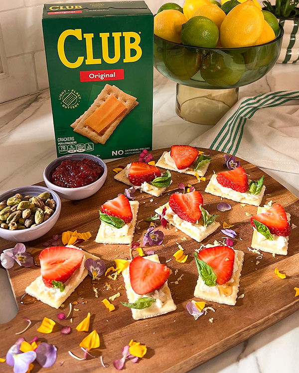 Strawberry Basil Bites