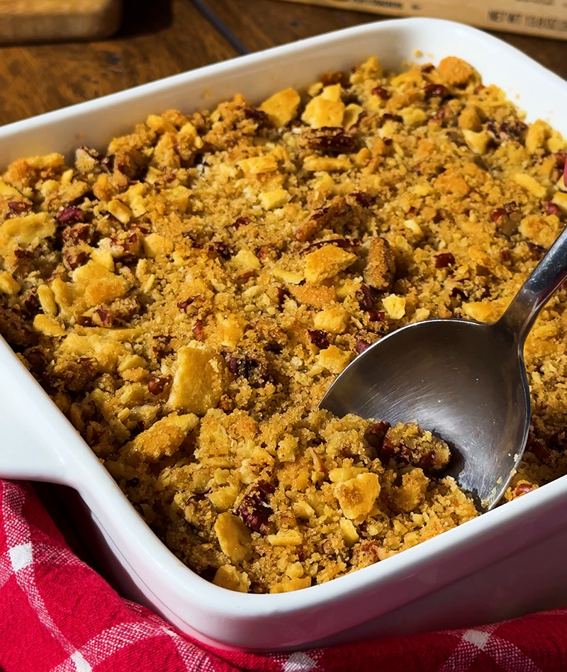 Maple Pecan Sweet Potato Casserole