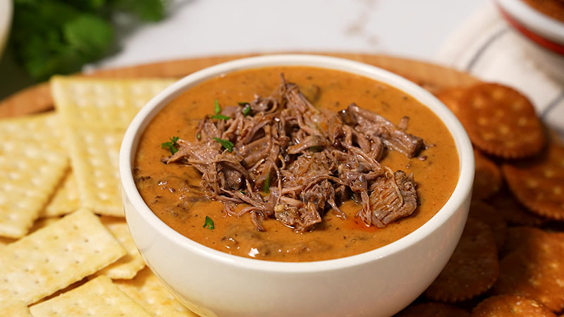 Birria Queso Dip