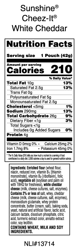 33 White Cheddar Cheez It Nutrition Label - Label Design Ideas 2020