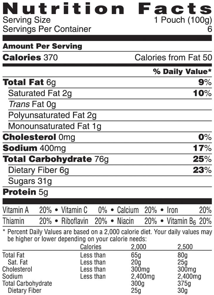 Pop Tart Nutrition Facts Cinnamon | Besto Blog