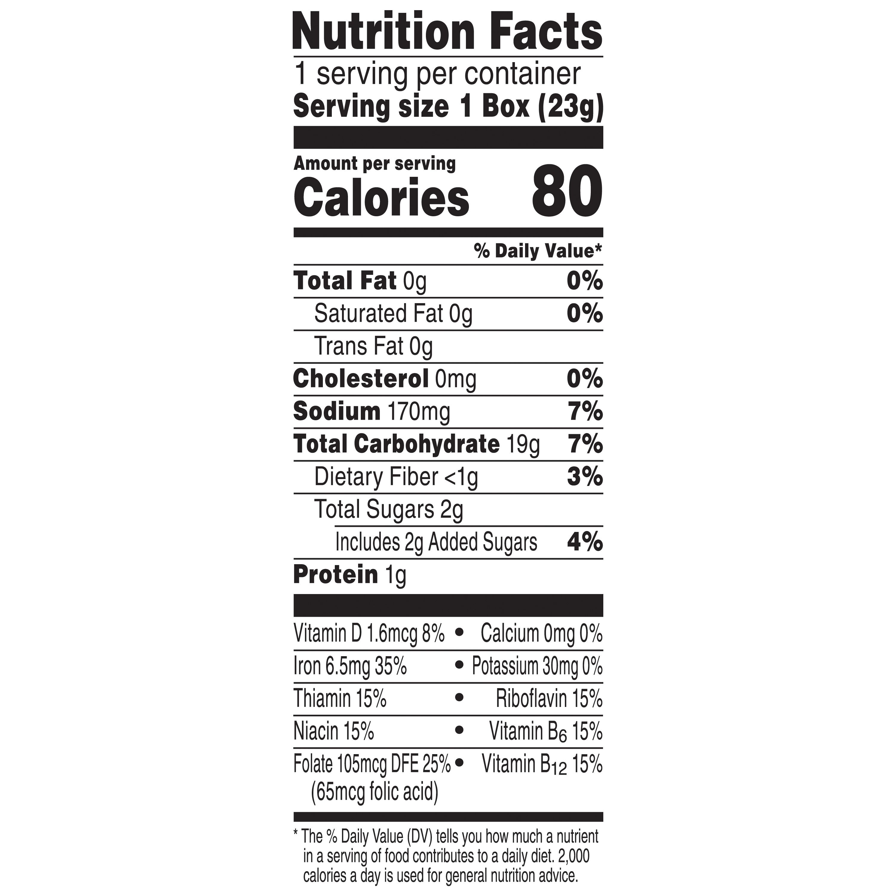 Kellogg S Corn Flakes Cereal Nutritional Facts - Nutrition Ftempo