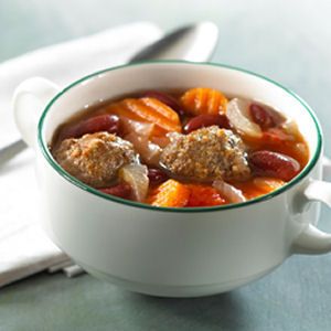 Hearty Meatball Vegetable Soup