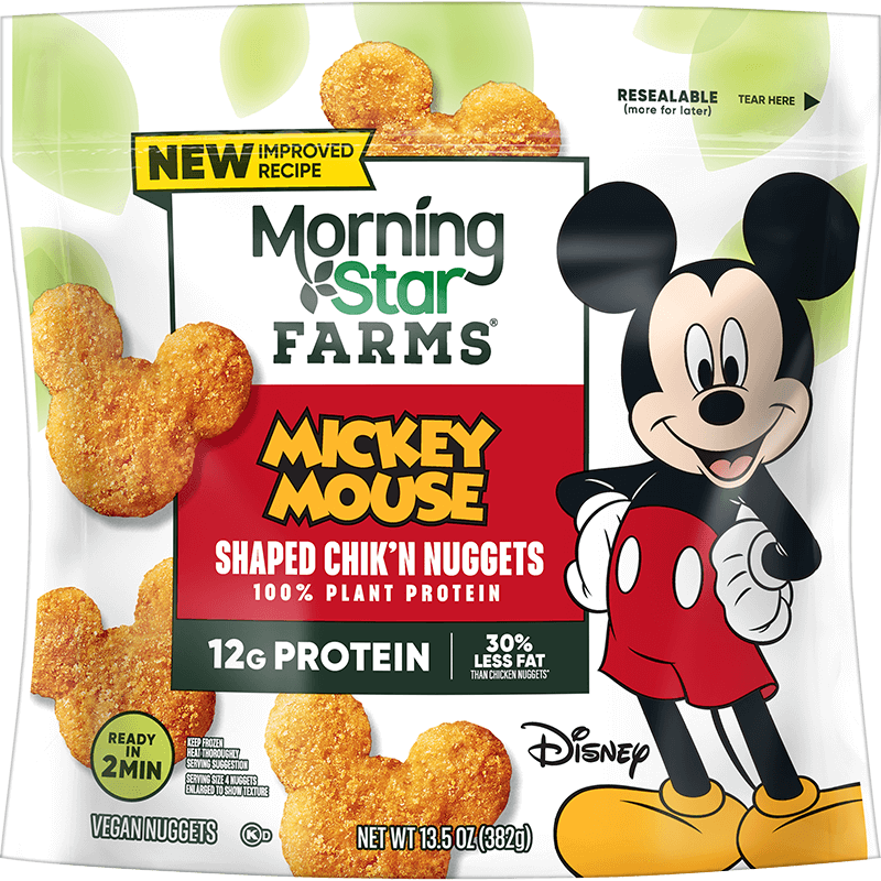 MorningStar Farms® Mickey Mouse Shaped Chik’n Nuggets Image