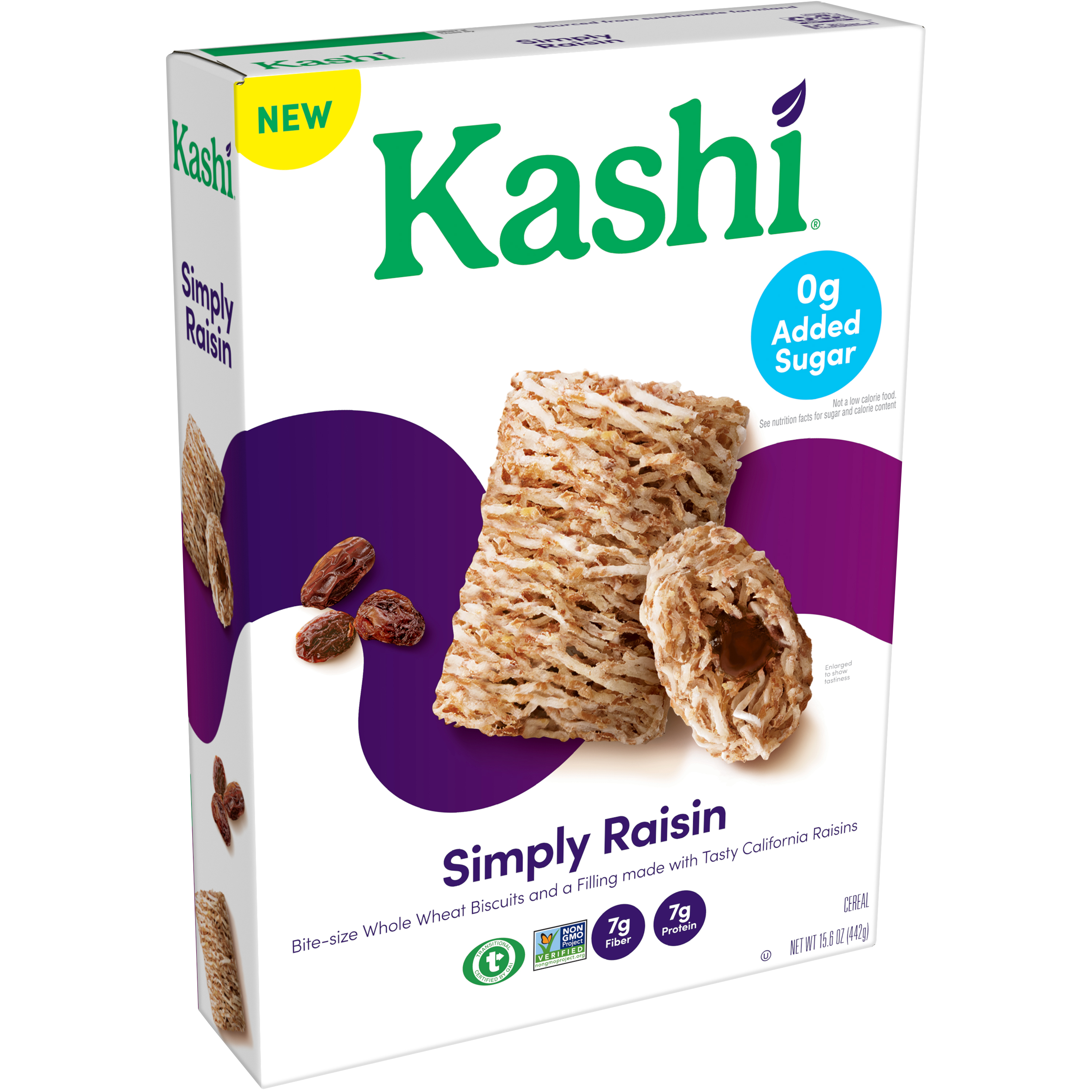 Kashi® Simply Raisin Whole Wheat Biscuit Kashi