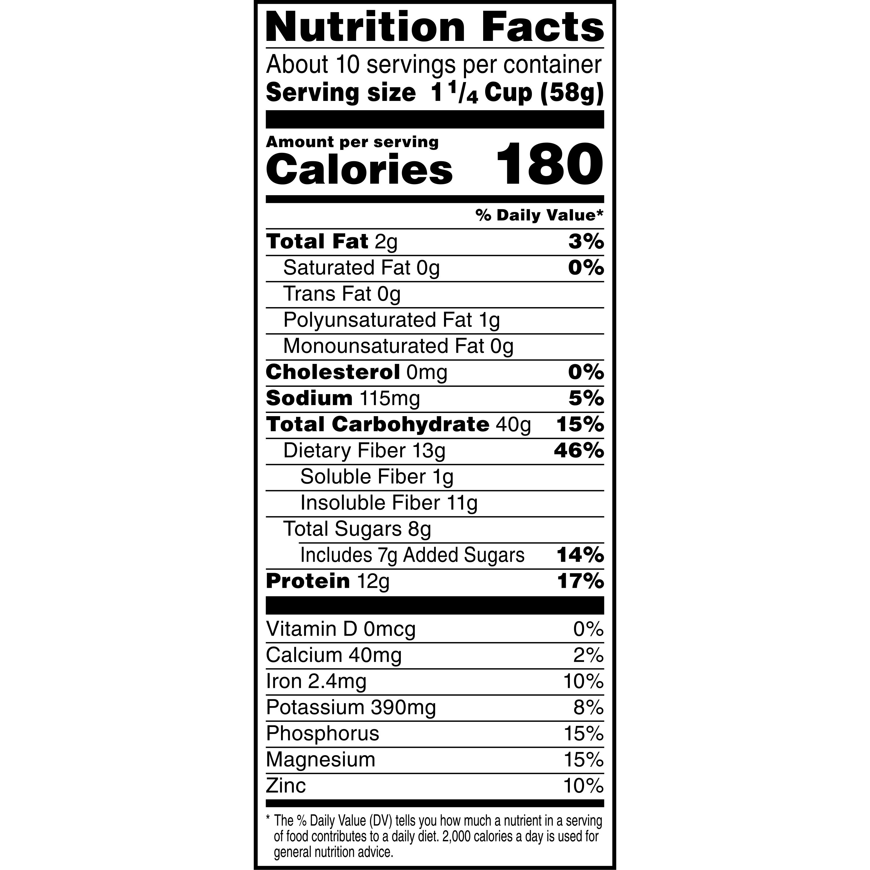 Kashi Cereal Ings Nutrition Facts Bios Pics