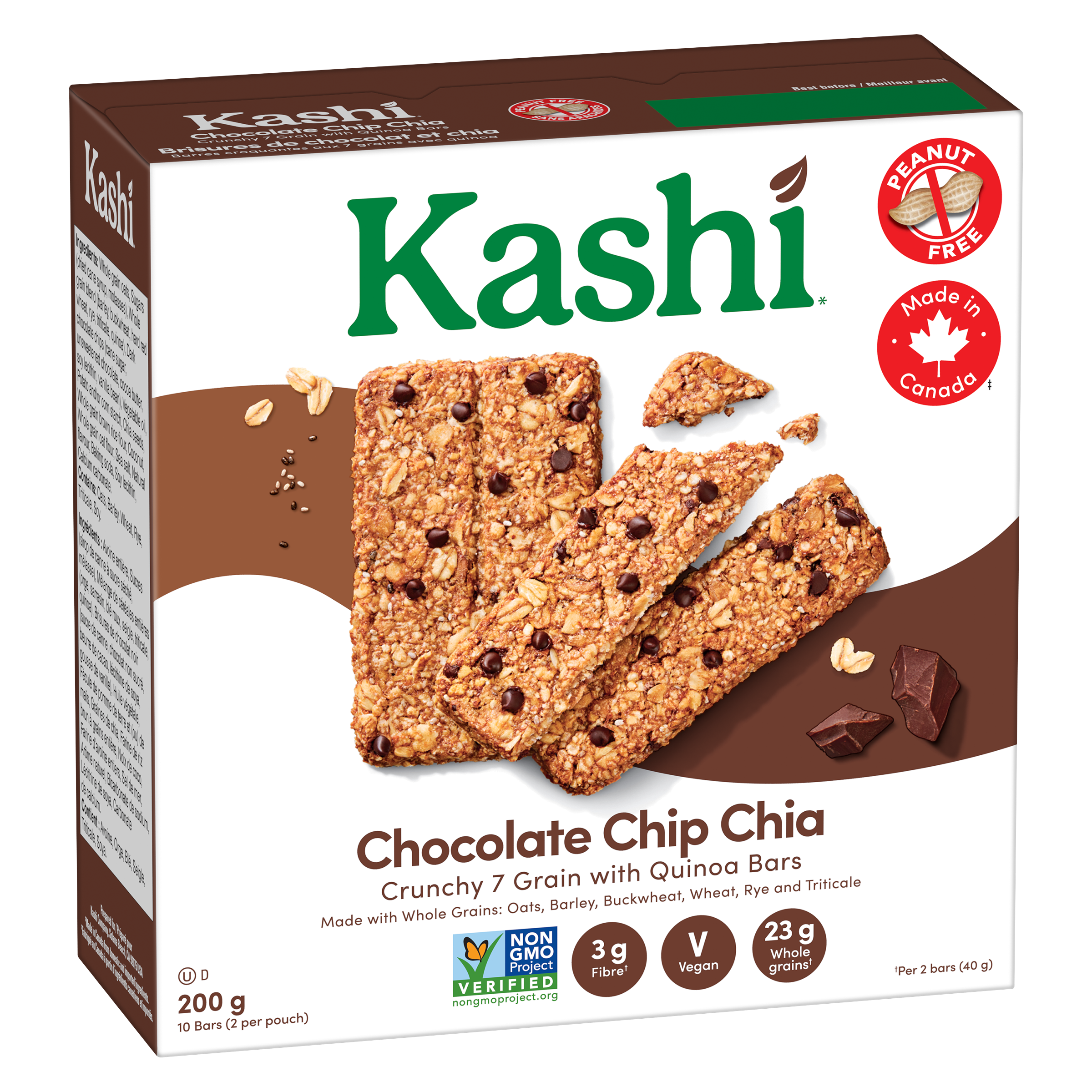 Kashi* Chocolate Chip Chia Crunchy 7 Grain with Quinoa Bars