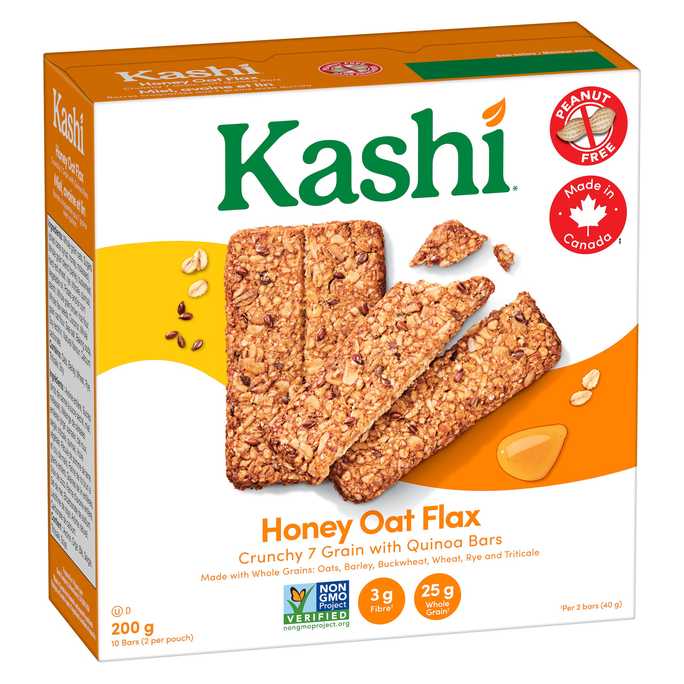 Kashi* Honey Oat Flax Crunchy 7 Grain with Quinoa Bars