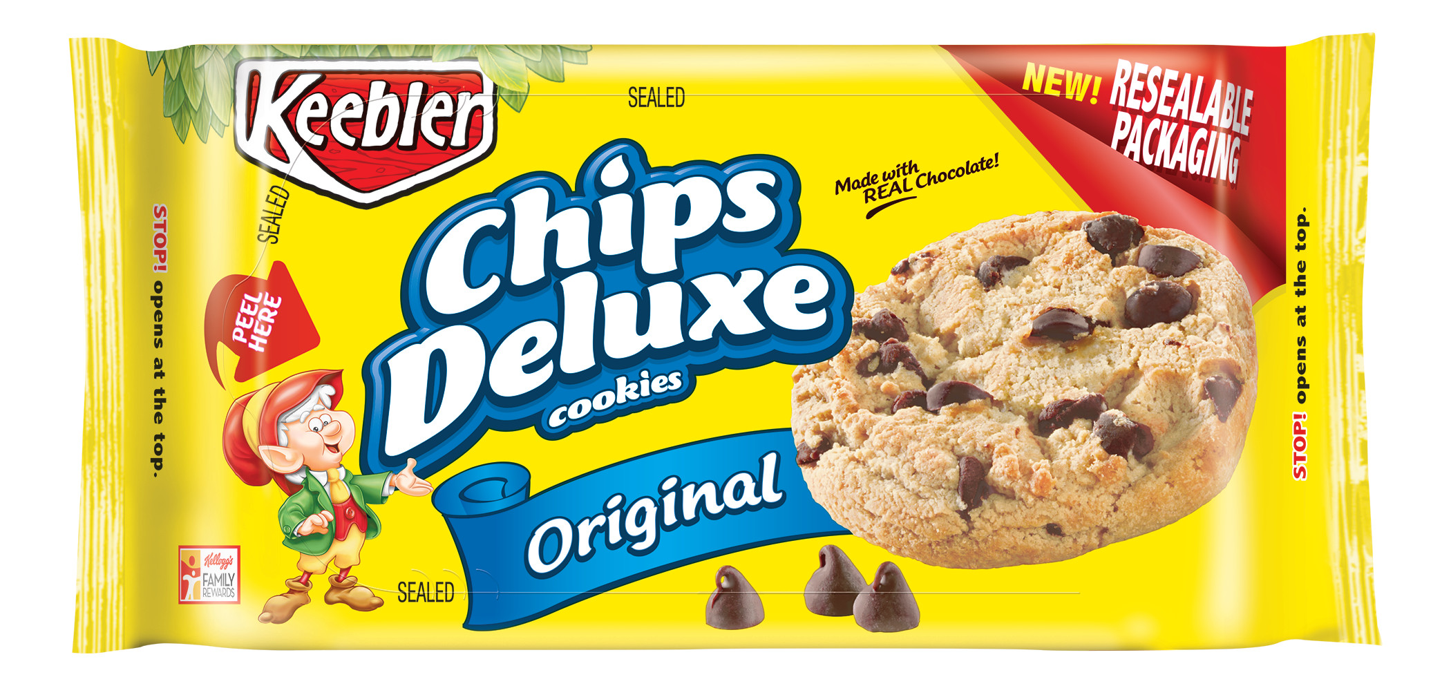 Keebler® Chips Deluxe® Rainbow™ Chocolate Chip Cookies with M&M'S ...