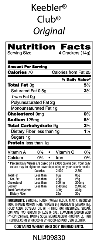 26 Club Crackers Nutrition Label Labels Ideas For You 2972