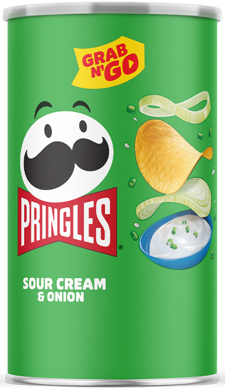 Pringles® Grab & Go Sour Cream & Onion Crisps