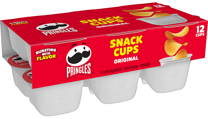 Pringles® Snack Cups Original Crisps (8ct, 12ct, 48ct)