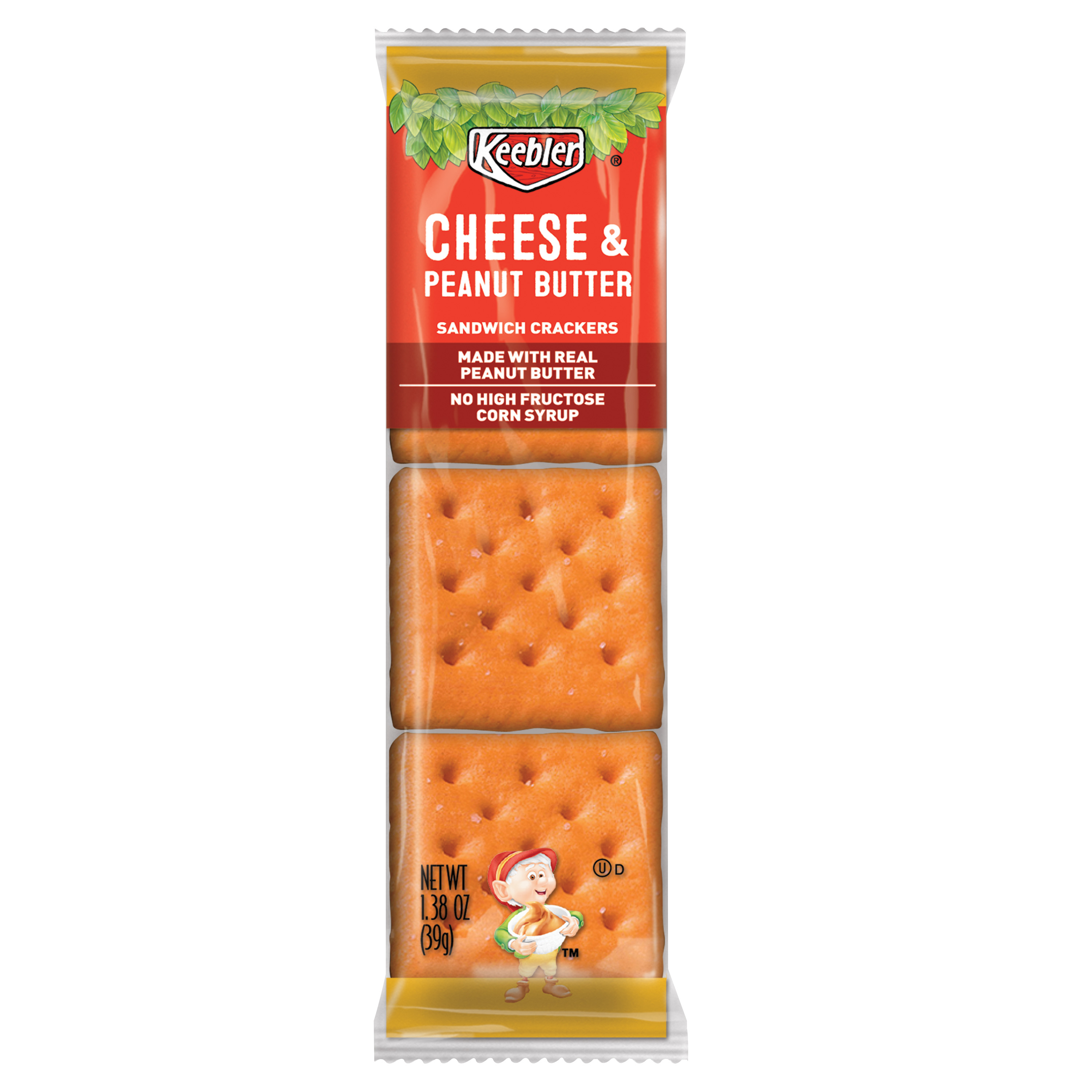 KlLLERBURNER　cheese Keebler® Cheese & Peanut Butter sandwich crackers
