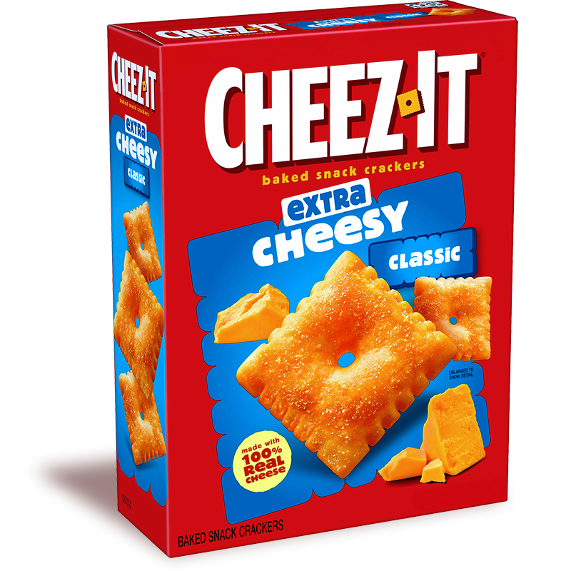 cheece！！ Cheez-It® Extra Cheesy Snack Crackers